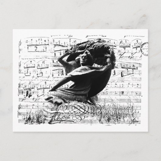 Frederic Chopin Briefkaart (Voorkant)