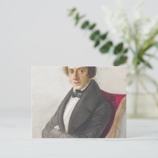 Frédéric Chopin Briefkaart (Staand voorkant)