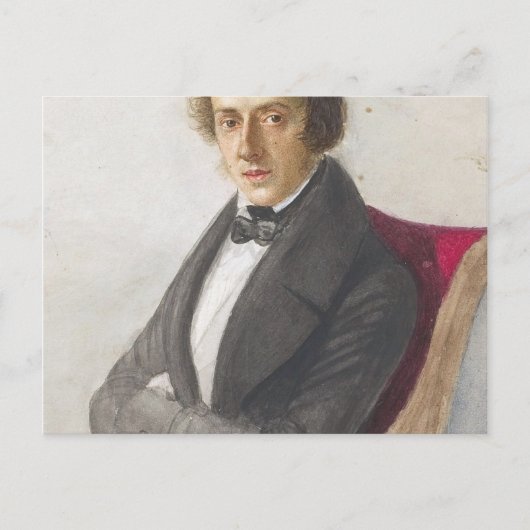 Frédéric Chopin Briefkaart (Voorkant)