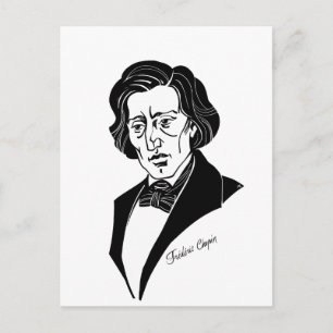 Frederic Chopin Briefkaart