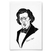 Frederic Chopin Foto Afdruk (Voorkant)