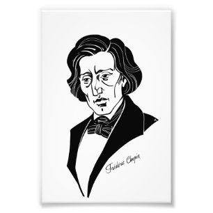 Frederic Chopin Foto Afdruk