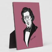 Frederic Chopin Fotoplaat (Zijkant)