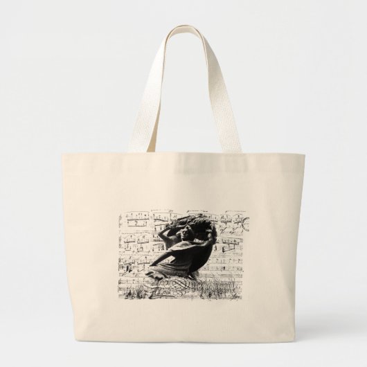 Frederic Chopin Grote Tote Bag (Voorkant)