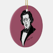 Frederic Chopin Keramisch Ornament (Rechts)