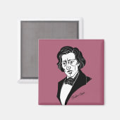 Frederic Chopin Magneet (Voorkant / Achterkant)