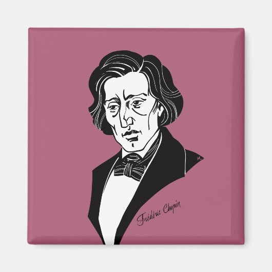 Frederic Chopin Magneet (Voorkant)