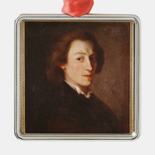 Frederic Chopin Metalen Ornament (Voorkant)