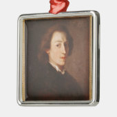 Frederic Chopin Metalen Ornament (Links)