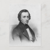 Frederic Chopin, na Ary Scheffer Briefkaart (Voorkant)