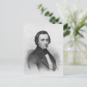 Frederic Chopin, na Ary Scheffer Briefkaart (Staand voorkant)