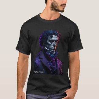 Frederic Chopin Pianist Portret Componist Illustra T-shirt