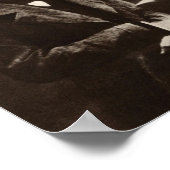 Frederic Chopin Poland Composer Portret Poster (Hoek)