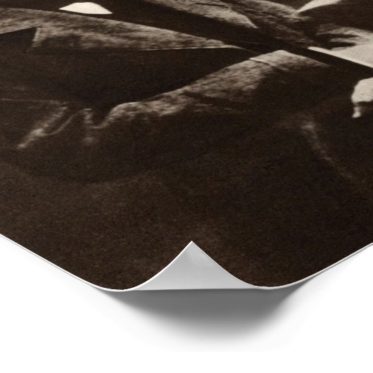 Frederic Chopin Poland Composer Portret Poster (Hoek)