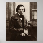 Frederic Chopin Poland Composer Portret Poster (Voorkant)