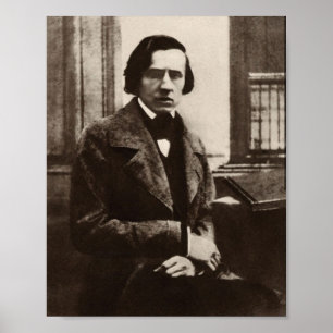 Frederic Chopin Poland Composer Portret Poster