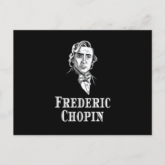 Frederic Chopin Portrait Briefkaart (Voorkant)