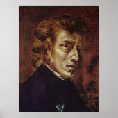 Frédéric Chopin Portrait Poster (Voorkant)