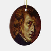 Frederic Chopin Portrait van Eugene Delacroix Keramisch Ornament (Rechts)