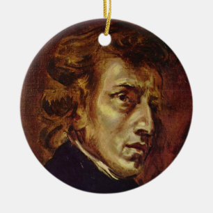 Frederic Chopin Portrait van Eugene Delacroix Keramisch Ornament