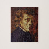 Frederic Chopin Portrait van Eugene Delacroix Legpuzzel (Verticaal)