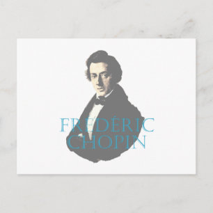 Frédéric Chopin portret Briefkaart