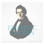 Frédéric Chopin portret Foto Afdruk (Voorkant)