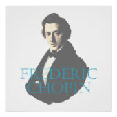 Frédéric Chopin portret Poster (Voorkant)