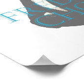 Frédéric Chopin portret Poster (Hoek)