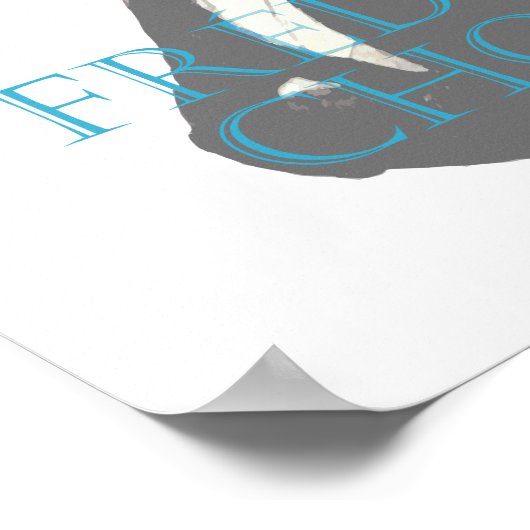 Frédéric Chopin portret Poster (Hoek)