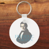 Frédéric Chopin portret Sleutelhanger (Voorkant)