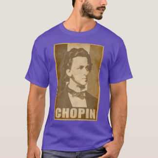 Frederic Chopin Retro Propaganda Classical Music C T-shirt