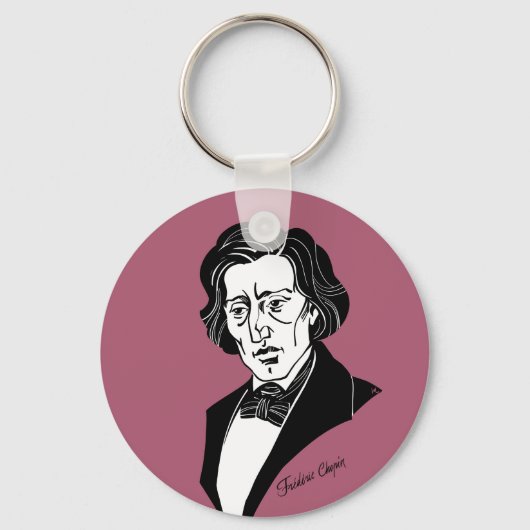 Frederic Chopin Sleutelhanger (Voorkant)