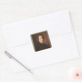 Frederic Chopin Vierkante Sticker (Envelop)