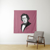 Frederic Chopin Wandkleed (In situ)