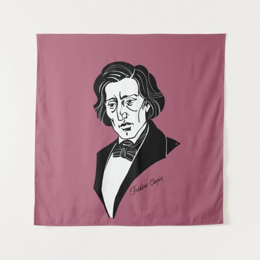 Frederic Chopin Wandkleed (Voorkant)