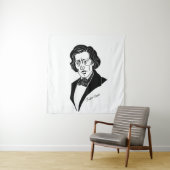 Frederic Chopin Wandkleed (In situ)