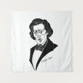 Frederic Chopin Wandkleed (Voorkant)