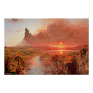 Frederic Church, Cotopaxi (Ecuador), beeldende kun Perfect Poster