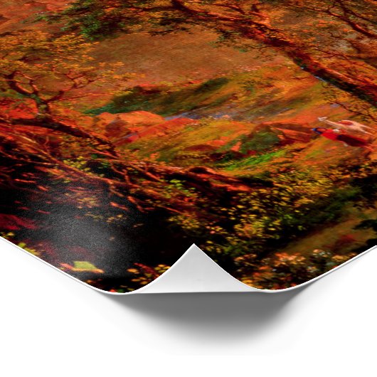 Frederic Church, Cotopaxi (Ecuador), beeldende kun Perfect Poster (Hoek)