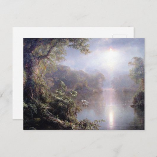 Frederic Church, De rivier van het leven, Briefkaart (Voorkant / Achterkant)