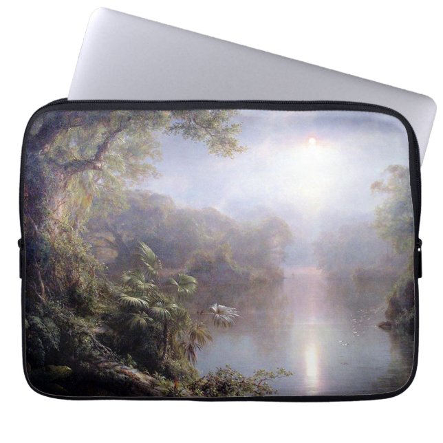 Frederic Church, De rivier van het leven, Laptop Sleeve (Voorkant)
