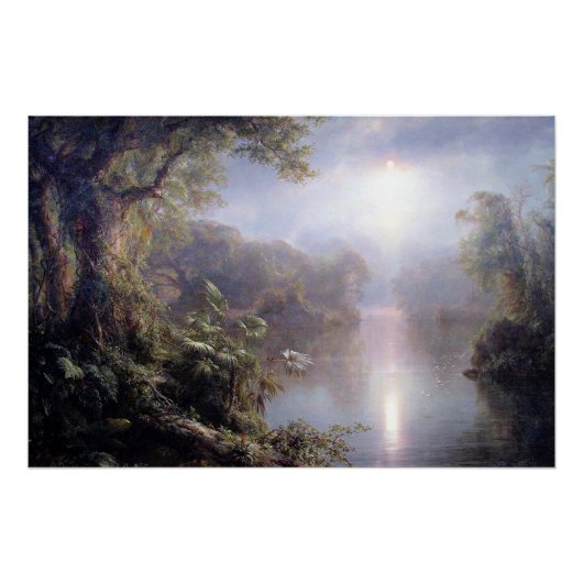 Frederic Church, De rivier van het leven, Perfect Poster (Voorkant)