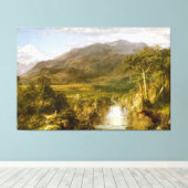 FREDERIC E. CHURCH - HET HART VAN DE ANDES - 1859 CANVAS AFDRUK (Insitu (Houten vloer))