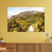 FREDERIC E. CHURCH - HET HART VAN DE ANDES - 1859 CANVAS AFDRUK (Insitu (Woonkamer))