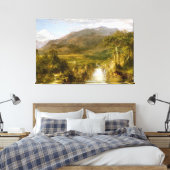 FREDERIC E. CHURCH - HET HART VAN DE ANDES - 1859 CANVAS AFDRUK (Insitu (Slaapkamer))