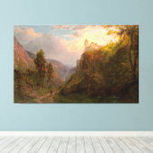 FREDERIC E. CHURCH Het klooster van San Pedro 1879 Canvas Afdruk (Insitu (Houten vloer))