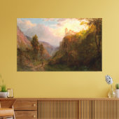 FREDERIC E. CHURCH Het klooster van San Pedro 1879 Canvas Afdruk (Insitu (Woonkamer))