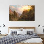 FREDERIC E. CHURCH Het klooster van San Pedro 1879 Canvas Afdruk (Insitu (Slaapkamer))