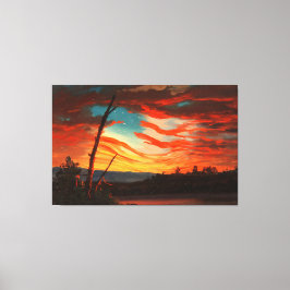 FREDERIC E. CHURCH - ONS SPANDOEK AAN DE HEMEL - 1 CANVAS AFDRUK